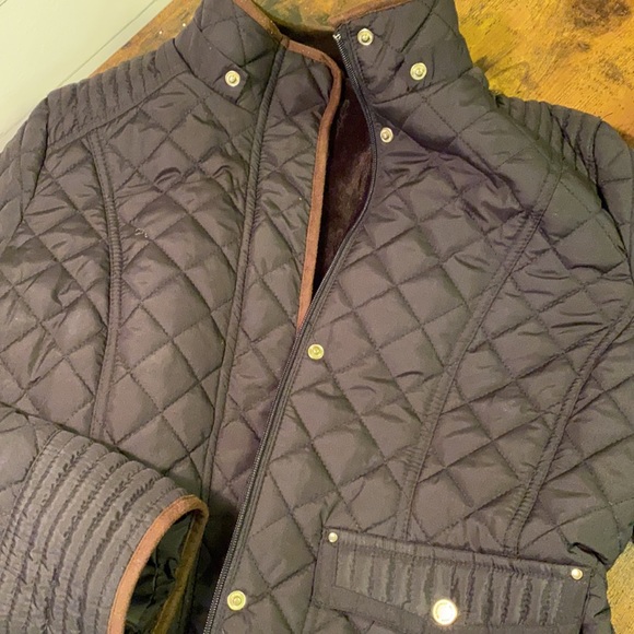 Military style cropped puffer by weatherproof - Picture 2 of 5